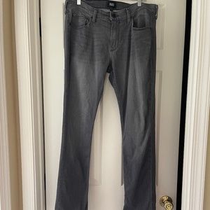 Paige Slim Straight Fit Denim Pant Size 34